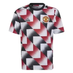 2022-2023 Man Utd Pre-Match Shirt (White) - Kids