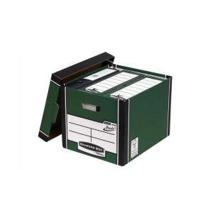 Bankers Box Premium Storage Box Presto Tall Green FSC Ref 7260802 Pack