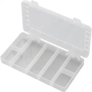 TRU COMPONENTS PP07-01 Assortment box (L x W x H) 192 x 110 x 24mm No. of compartments: 7 fixed compartments