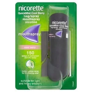 Nicorette 1mg QuickMist Cool Berry Mouth Spray Single Pack