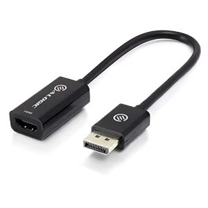 ALOGIC 20cm DisplayPort to HDMI Adapter (Male to Female); Compatible with all major brands like HP, Dell, Lenovo, Toshiba,...