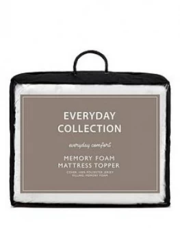 Everyday Collection Memory Foam 2.5cm Mattress Topper