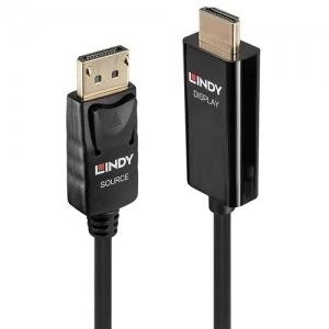 Lindy 40916 video cable adapter 2m HDMI Type A (Standard) DisplayPort Black