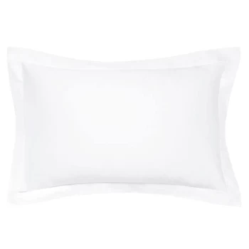 Bedeck of Belfast Finelinens 1000TC Plain Dye Oxford Pillowcase - WHITE