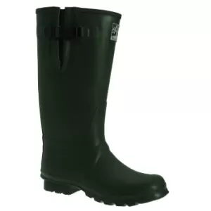 Woodland Unisex Neoprene Gusset Thermal Insulated Wellington Boots (6 UK) (Dark Olive Green)