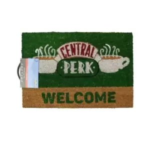 Friends Official Central Perk Door Mat (One Size) (Green/Brown)