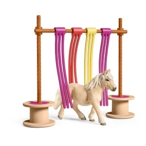 SCHLEICH Farm World Pony Curtain Obstacle Toy Playset