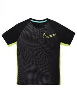 Boys, Nike Cr7 Junior Dry Fit Tee, Black, Size L