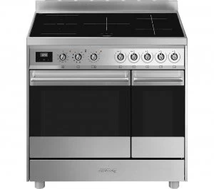 SMEG C92IPX9 90cm Electric Induction Range Cooker - Stainless Steel