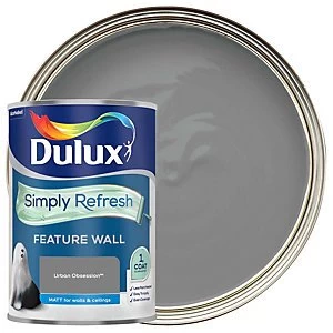 Dulux Simply Refresh Feature Wall Urban Obsession Matt Emulsion Paint 1.25L
