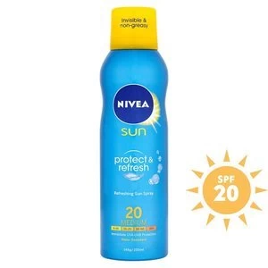 Nivea Sun Protect and Refresh Sun Spray SPF20 200ml