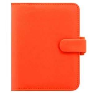 Filofax Saffiano Pocket Bright Orange