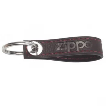 Zippo Mocha Leather Keyring (10.5 x 1.8 x 1.5cm)