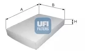 UFI 53.247.00 Interior Air Cabin/ Pollen Filter