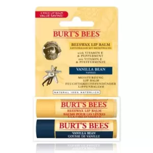 Burt's Bees Autumn Edition - Beeswax and Vanilla Bean Lip Balm Duo