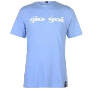 Gio Goi Print T Shirt - Sky Blue