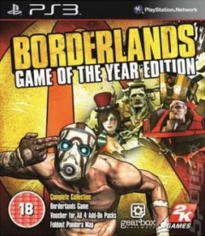 Borderlands Game of the Year Edition PS3 Game