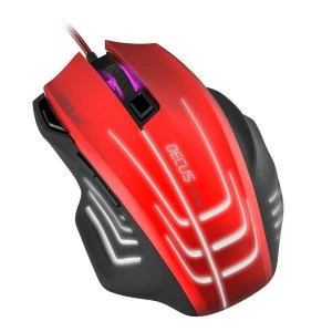 Speedlink Decus Respec 5000Dpi Optical PC Gaming Mouse with 7-Colour Lighting Effects and Weight Customisation USB
