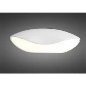 Ceiling lamp Pasion 4 E27 bulbs, glossy white/white aryl/polished chrome