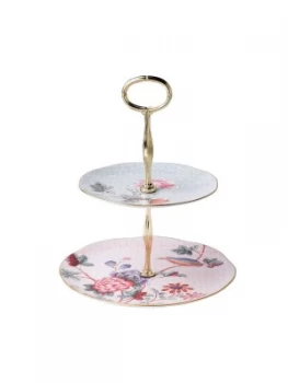 Wedgwood Harlequin Cuckoo Two Tier Cake Stand