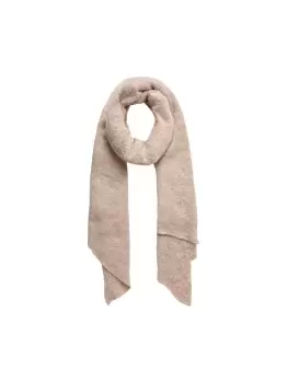 PIECES Soft Knitted Long Scarf Women Pink