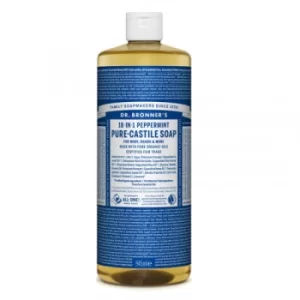 Dr. Bronner's Peppermint Pure-Castile Liquid Soap 945ml