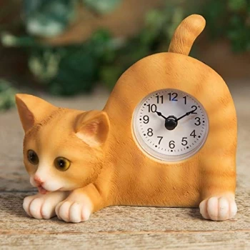 Best of Breed - Ginger Tom Cat Mantel Clock