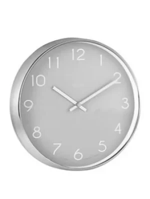 Acctim Clocks Elma Smoke Grey Wall Clock