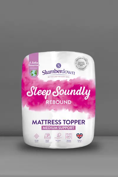Slumberdown Sleep Soundly Rebound Mattress Topper White
