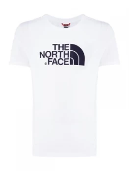 Mens The North Face Short Sleeved Easy Tee White