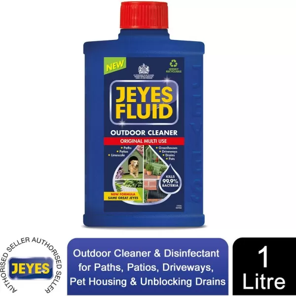 Jeyes - Fluid Outdoor Cleaner & Disinfectant & Unblocker 1 Litre