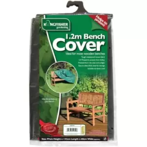 1.2m Garden Bench Cover tough 130gsm UV treated woven fabric, fully waterproof protects from rain, dust and sunlight.