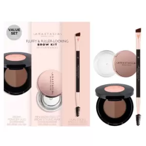 Anastasia Beverly Hills Fluffy and Fuller Looking Brow Kit (Various Shades) - Soft Brown