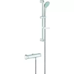 Grohe - Set Grohtherm 2000 Thermostatic shower mixer 1/2' with shower set, Chrome (34195001)