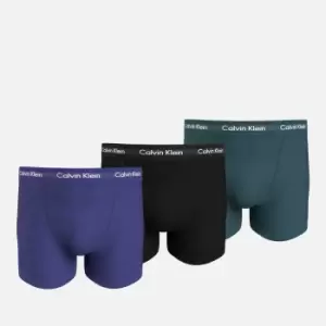 Calvin Klein 3 Pack Cotton-Blend Boxer Trunks - XL