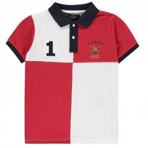 Hackett Hacket Army Polo - Red/White 2AH