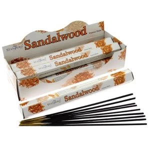 Sandalwood (Pack Of 6) Stamford Hex Incense Sticks