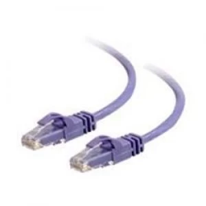 C2G 2m Cat6 550 MHz Snagless Patch Cable - Purple
