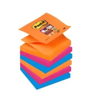 Post-it Super Sticky Z-Notes Pad 90 Sheets Bangkok 76x76mm Ref R330-6SS-EG [Pack