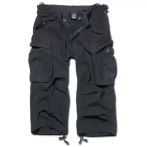 Brandit Industry 3/4 Shorts, black, Size L, black, Size L
