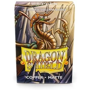 Dragon Shield Matte Copper Japanese Size Card Sleeves - 60 Sleeves