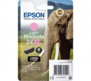 Epson 24XL Elephant Light Magenta Ink Cartridge