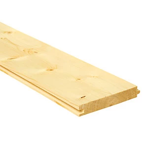 Wickes PTG Floorboards 18 x 119 x 3000mm Single