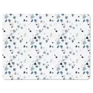 Denby Elements Terrazzo Effect Blues Set Of 6 Placemats