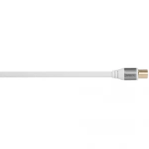 Avinity Antenna cable coax plug - coax socket, fabric, gold-plated, 110 dB, 3.0 m