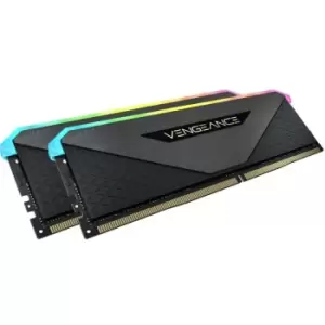 Corsair Vengeance RGB RT 16GB Memory Kit (2 x 8GB) DDR4 3200MHz (PC4-25600) AMD Optimised Black