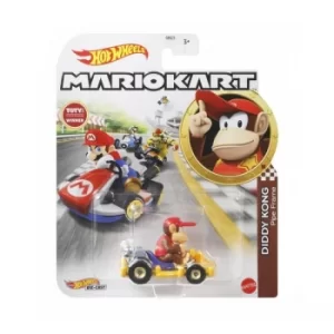 Hot Wheels Mario Kart Diddy Kong Figure