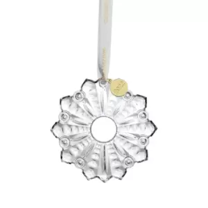 Waterford Christmas Ann Snowcrystal Ornament 22 - Clear