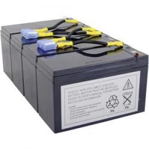 UPS battery Conrad energy replaces original battery RBC8 Suitable for model SU