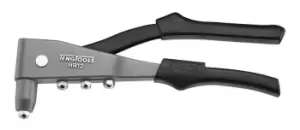 Teng Tools HR12 Hand Rivet Gun + Nose Brushes for Rivets 2.4, 3.2, 4.0 & 4.8mm